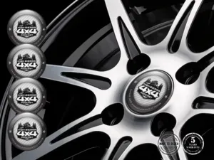 Wheel Decals Style Custom Domed Badges
